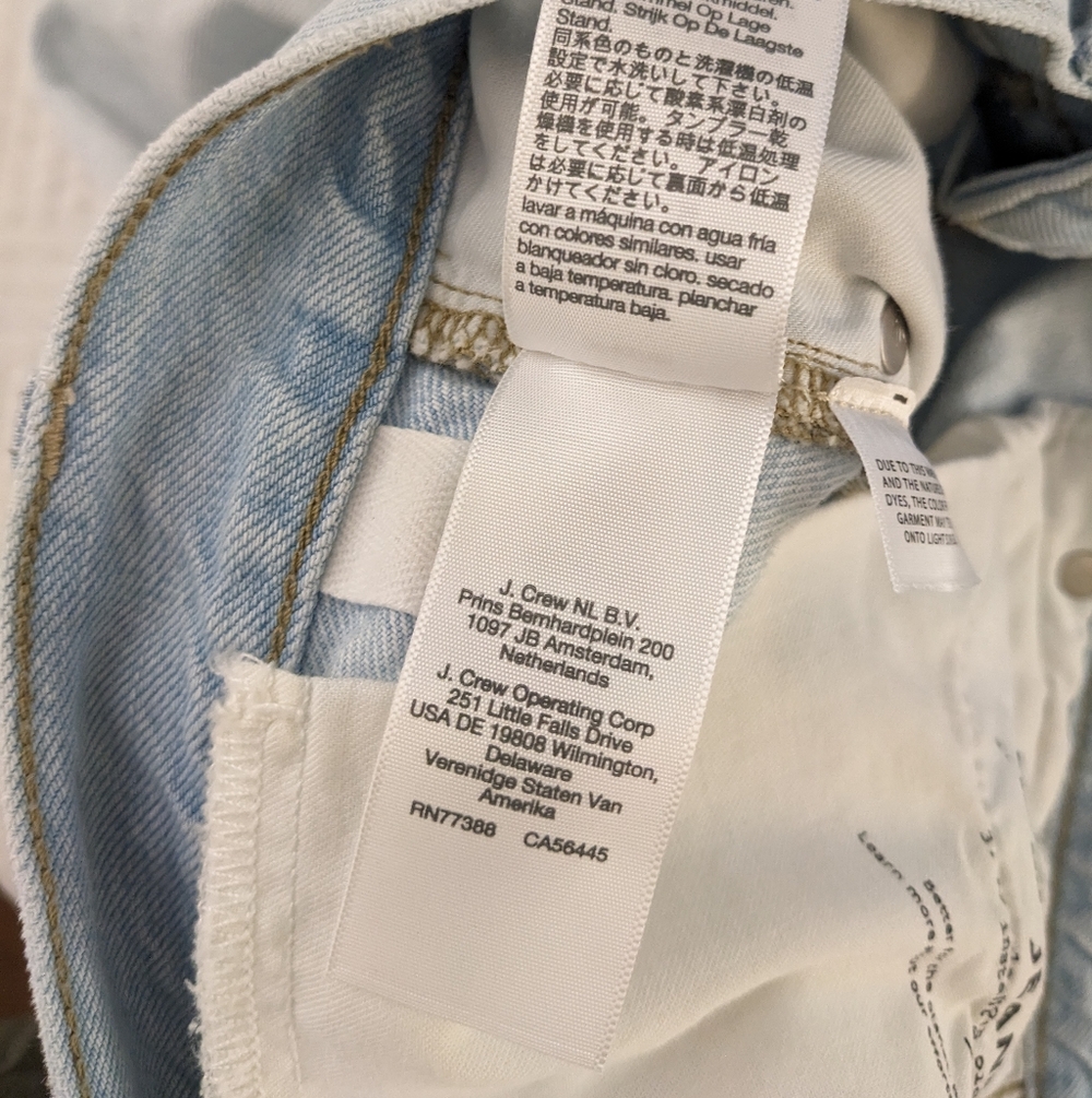 MADEWELL Jean Shorts Women Size 29 The 90s Mid-Length Denim Raw Hem - Picture 6 of 14